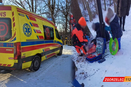 wypadek sanki zgorzelec
